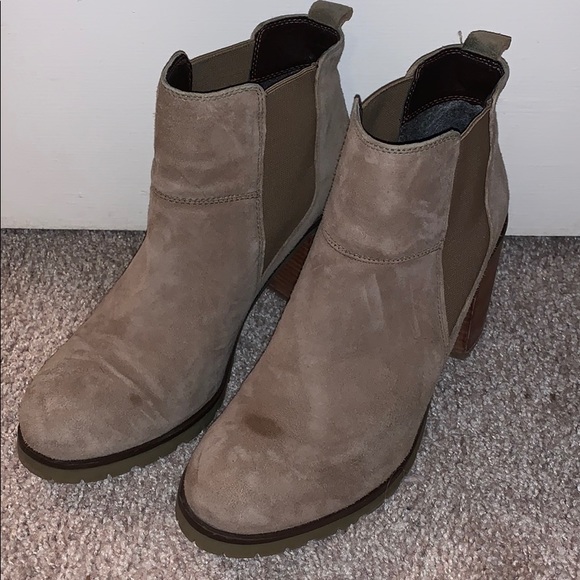 leather hiker ankle boots
